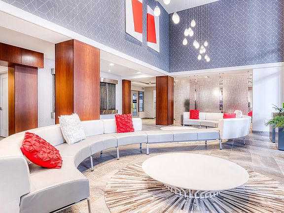 Our atrium style lobby welcomes you home