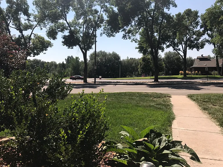 View from across the street