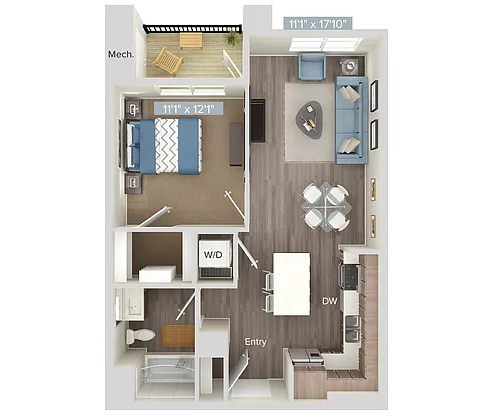 Floor plan A1-303-343-345