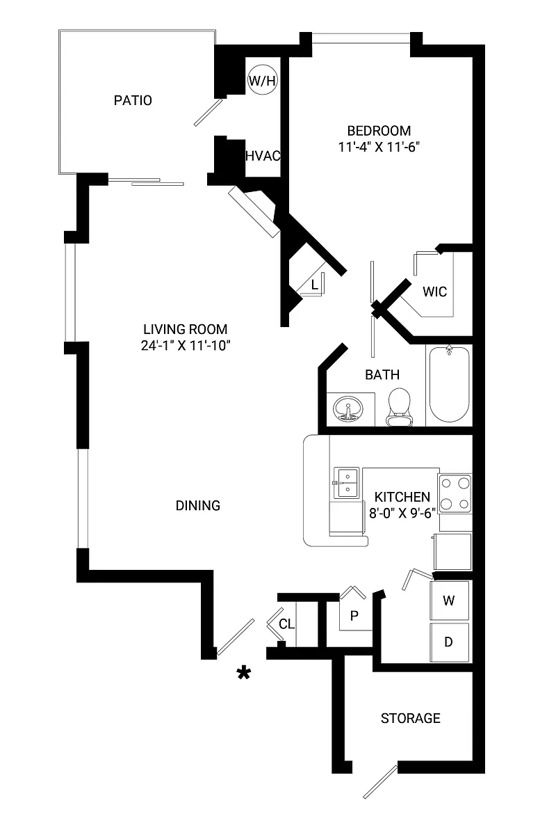 Floor plan Bierstadt