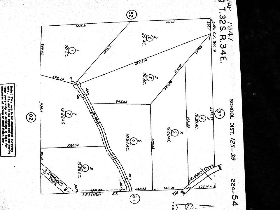   SIX 20+- acres lots