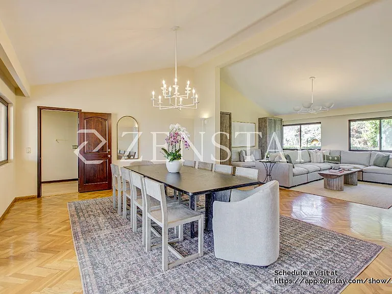Elegant dining area designed for hosting and memorable dinners