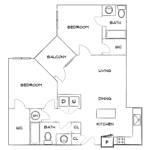Floor plan Design 2B