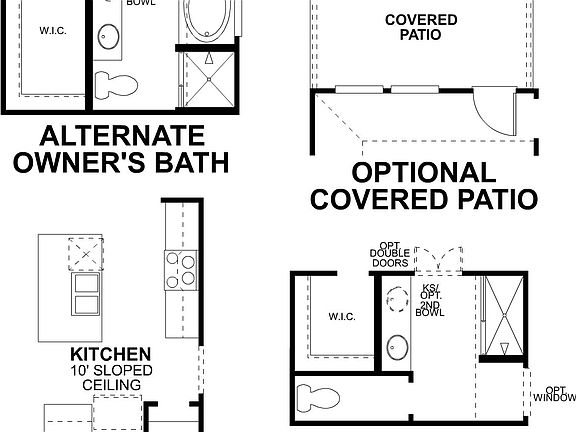 Azalea First Floor Options