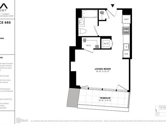 2nd image of 625 W 57th St APT 665