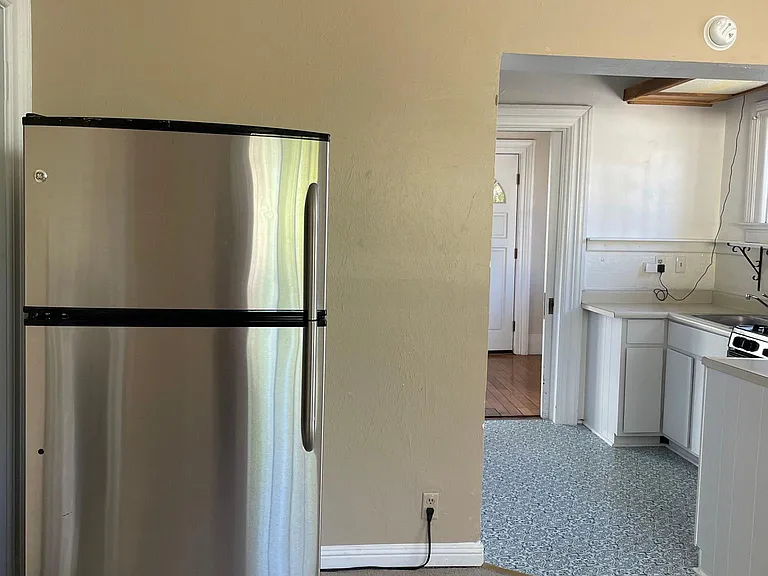 Fridge in living area