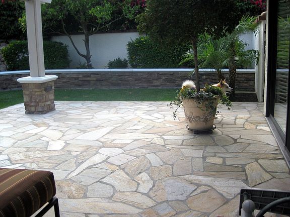 slate patio