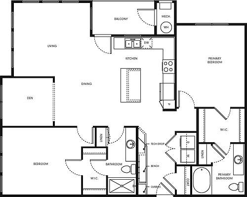 Floor plan The Brookside