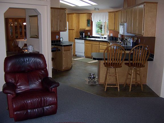 Open floor plan is perfect for entertaining