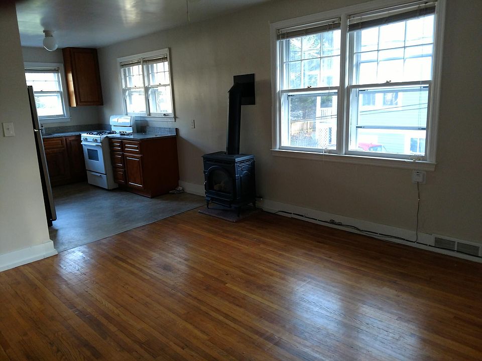 view of kitchen and living area