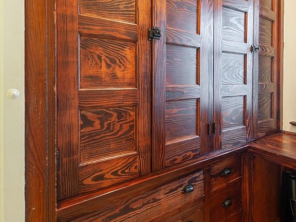 Original to the house, beautiful woodwork