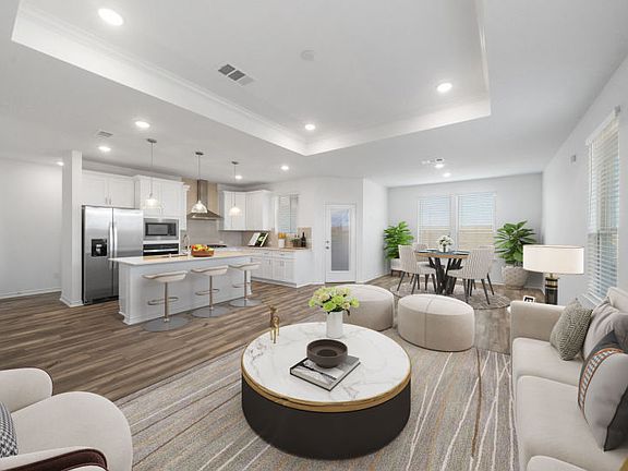 Virtually Staged Living Room