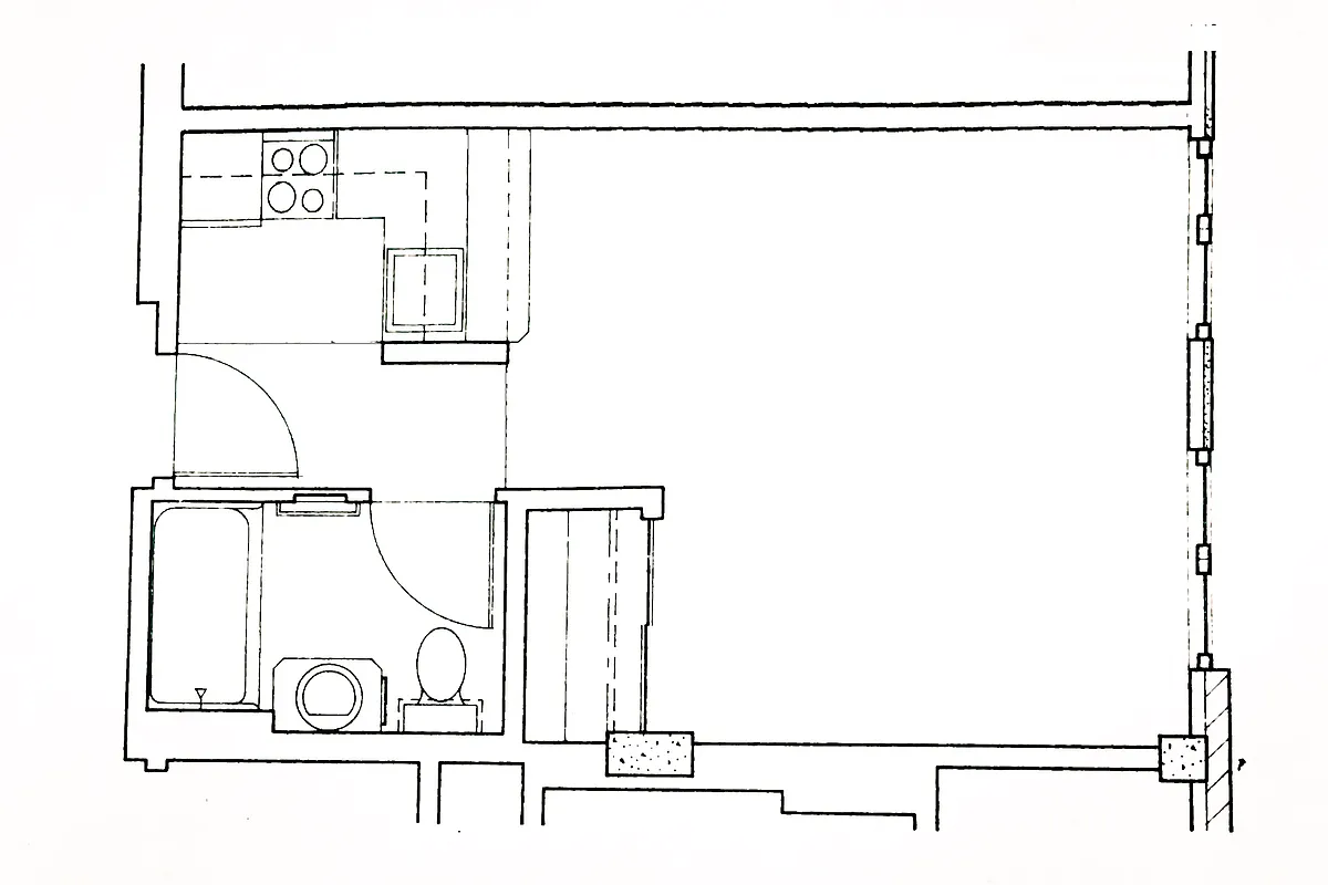 Floor plan Studio