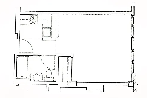 Floor plan Studio