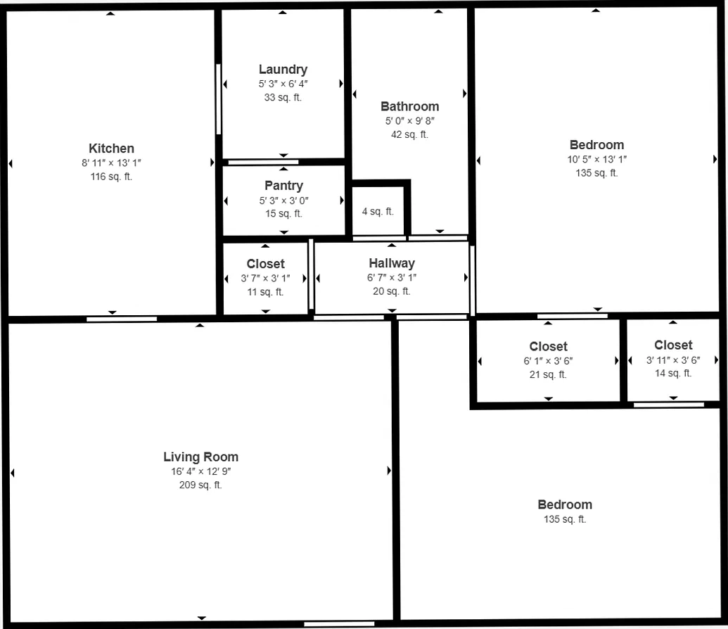 2Bed/1Bath Ground Floor Apt at 19th Ave/Osborn Rd! Ready for Immediate Move-In! — Photo 2