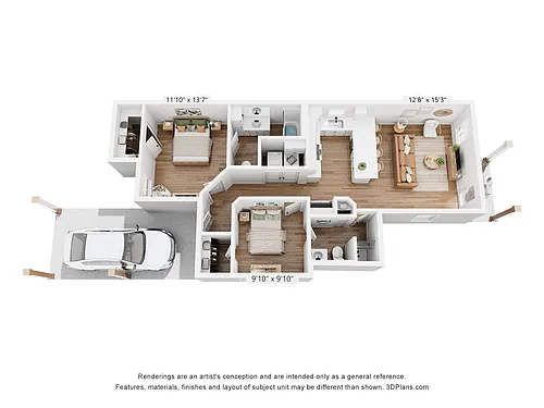 Floor plan Prejean