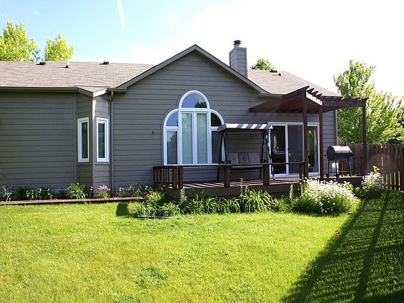 back yard and deck. NEW Paint and window