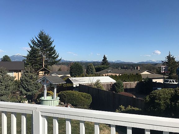 View from large back deck