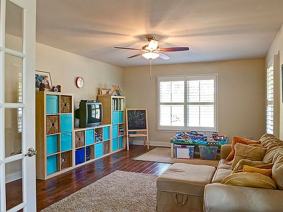 Lower level living area