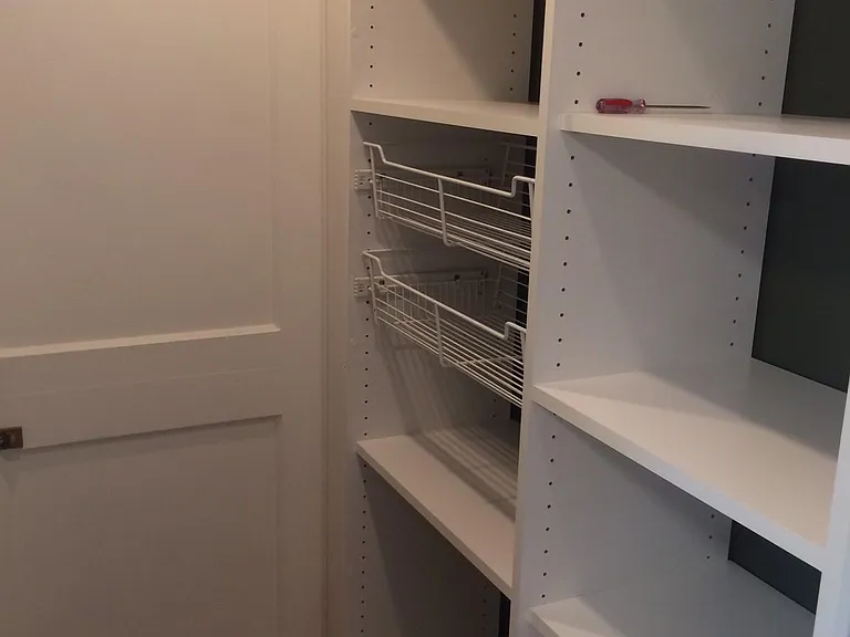 Walk in closet in hallway on 2nd flr