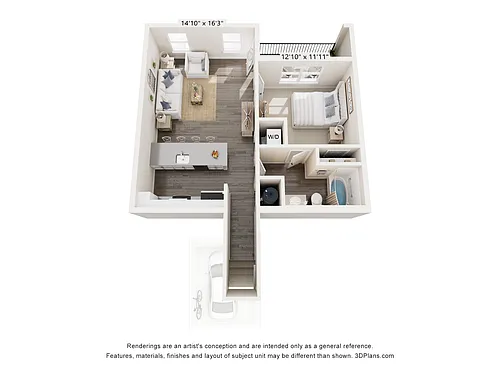 Floor plan Bravo w/Garage