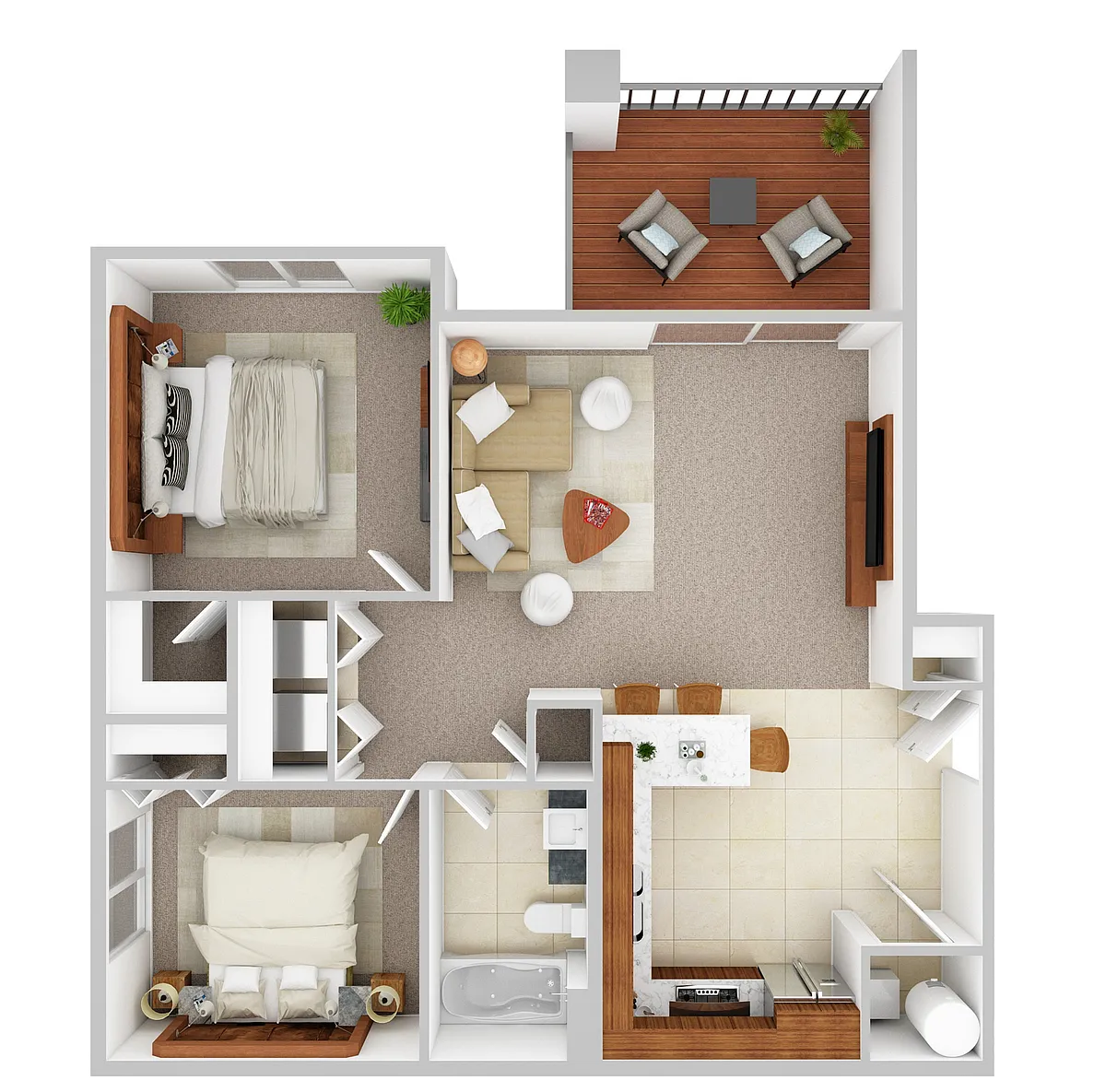 Floor plan Village Pointe Market Rate