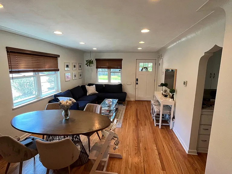 Dining room and living room