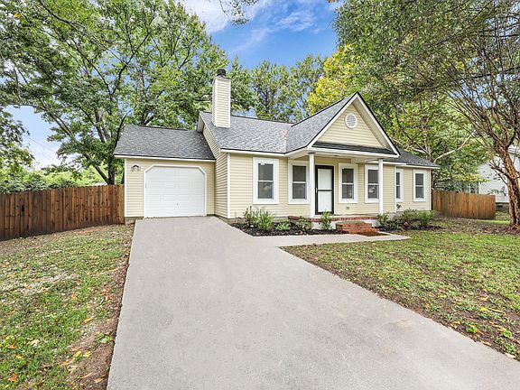 Large driveway and beautiful curb appeal