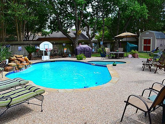 Large Lot provides  lots for room for Great Bar-B-Q's, Pool Parties, or just sitting out enjoy the Privacy