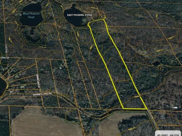 Barnes Lake Rd, Dunbar, WI 54119