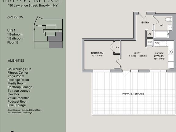 2nd image of 150 Lawrence St #1211