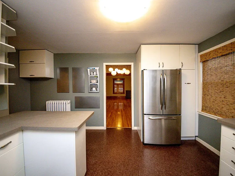 Kitchen complete with plenty of storage space and newer stainless steel appliances
