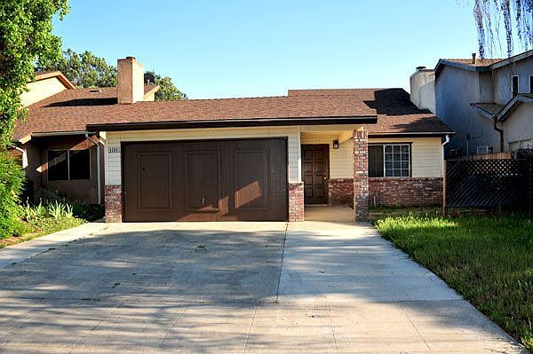 Front of house with garage