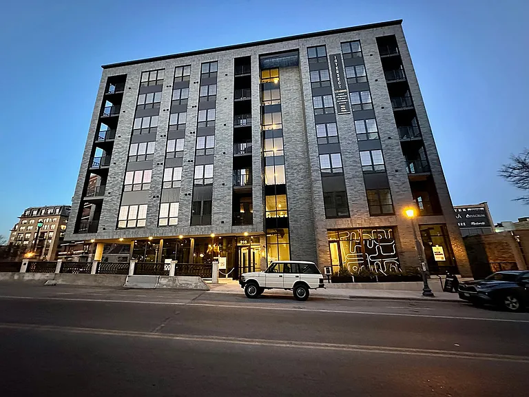 Front of the building