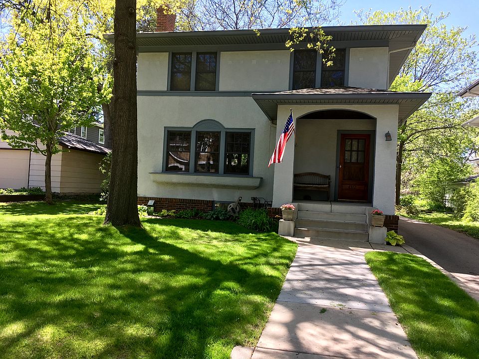 mature trees, quiet street