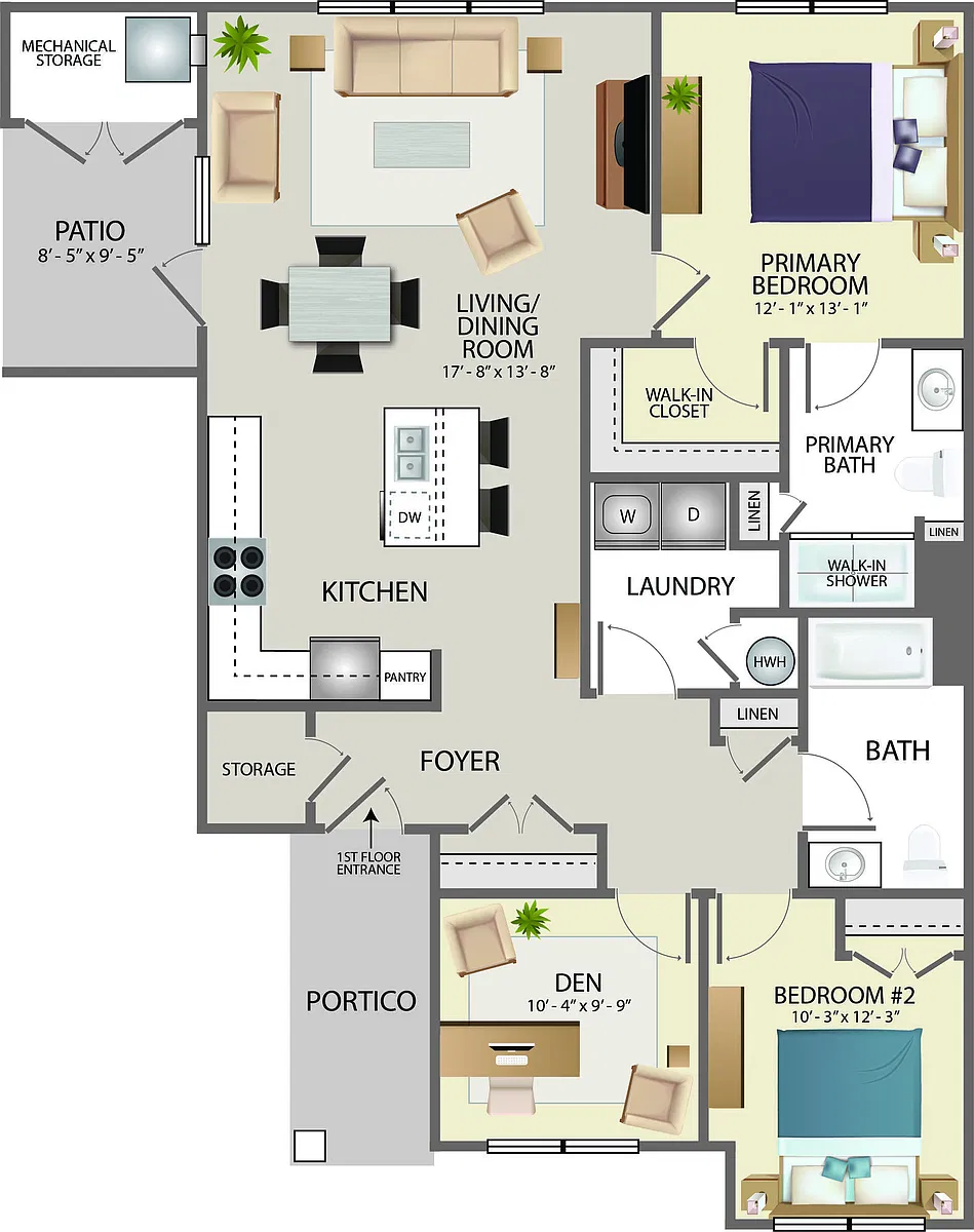 Floor plan D1M1