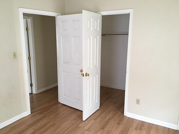 Master bedroom with walk in closet