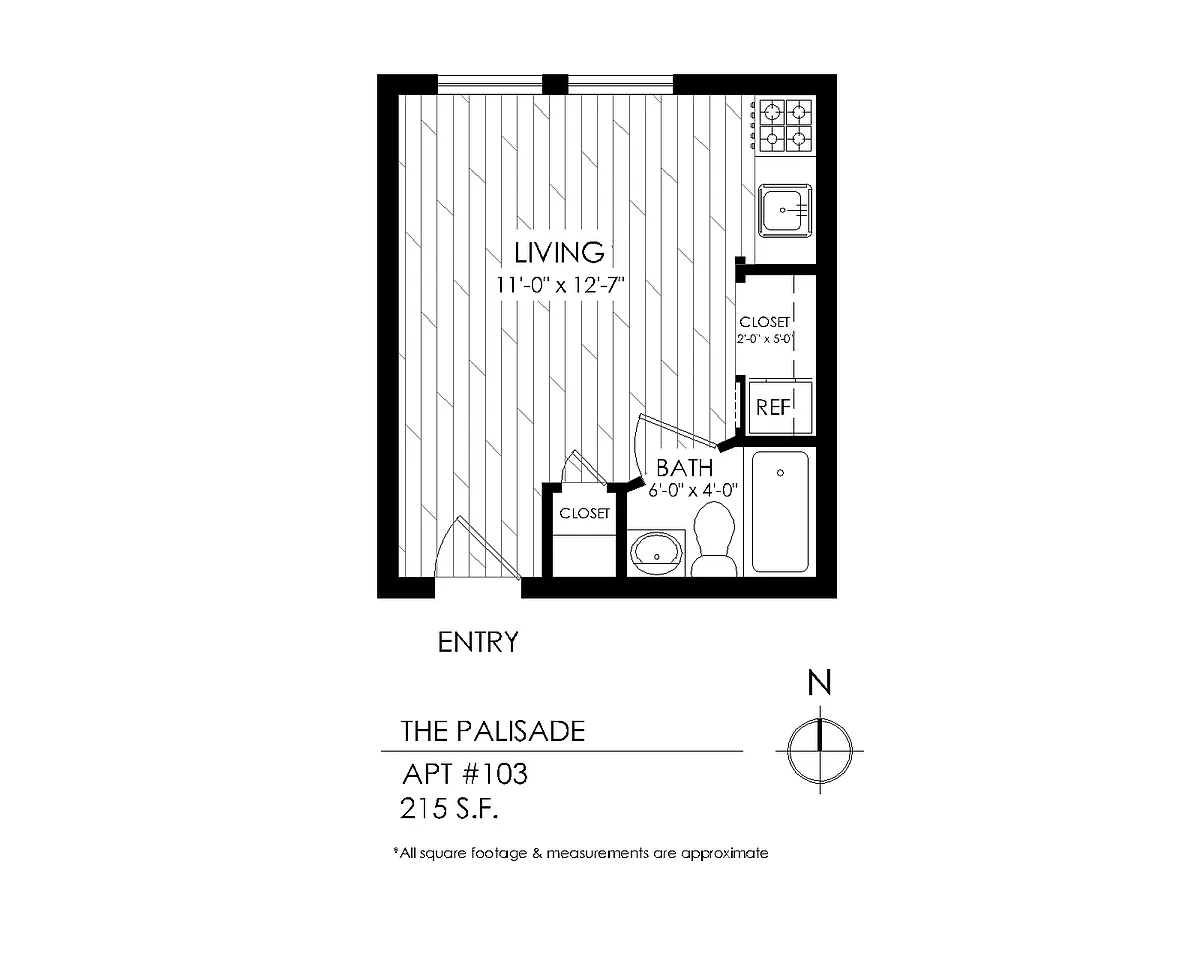 Floor plan Studio