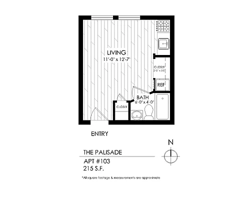 Floor plan Studio