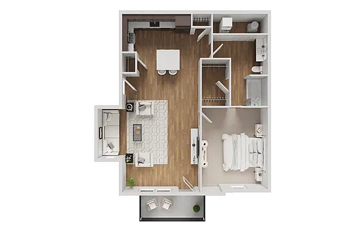 Floor plan West 8th - Ruby