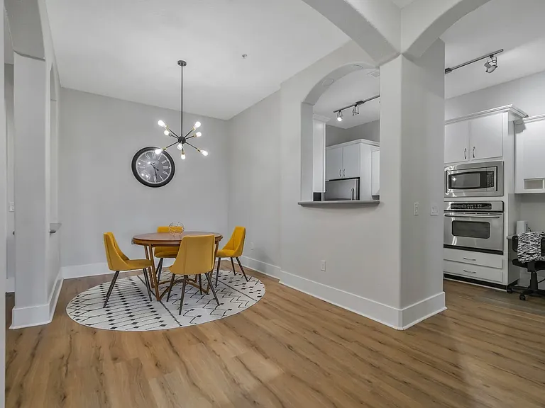 Spacious dining and kitchen