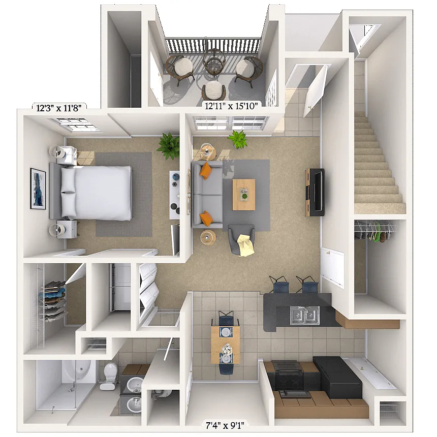 Floor plan 11B