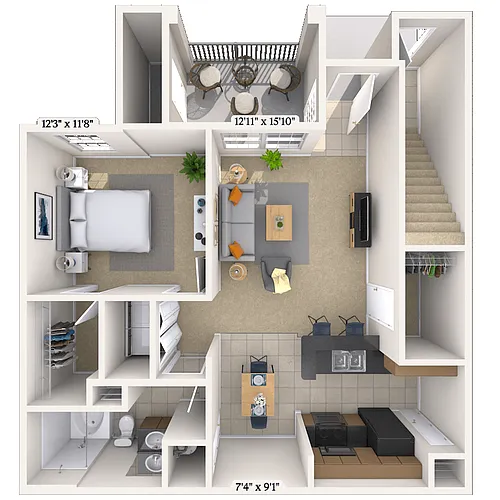 Floor plan 11B