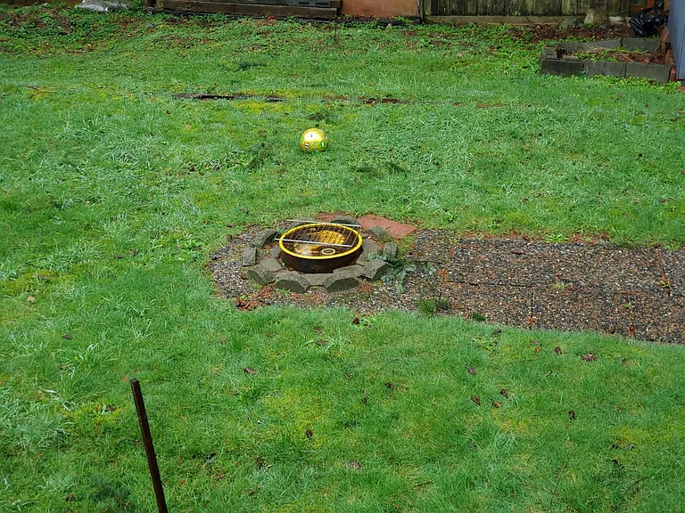 Private yard with huge potential for gardening, flowers and entertaining