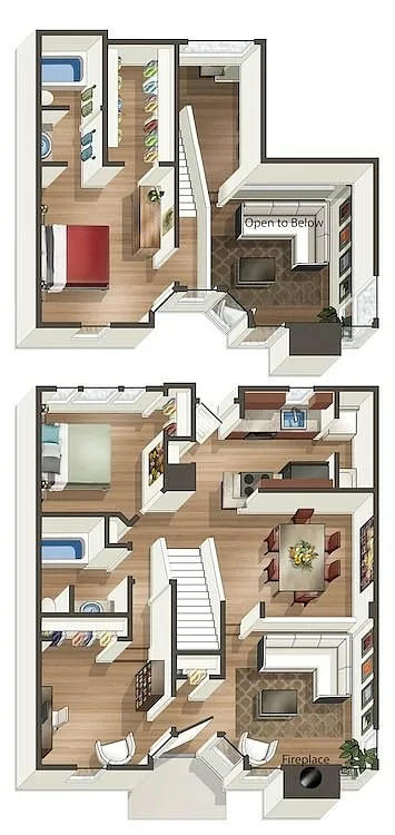 Floor plan C1 - 3 Bedroom, 2 Bathroom