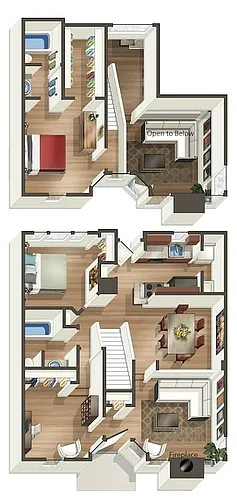 Floor plan C1 - 3 Bedroom, 2 Bathroom