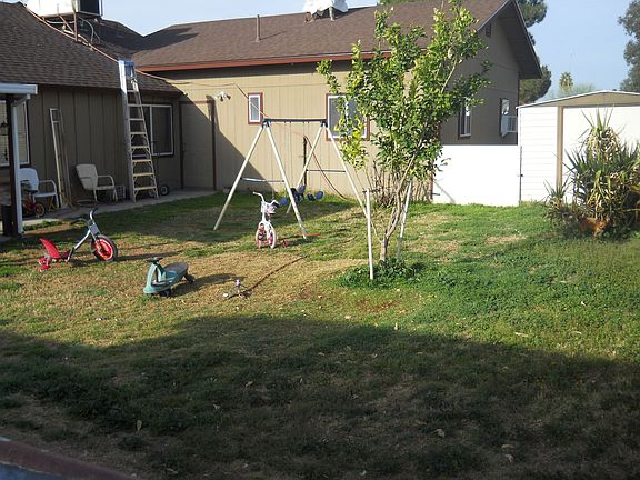 back yard looking toward sho