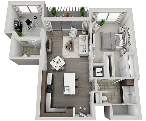 Floor plan A4-1014