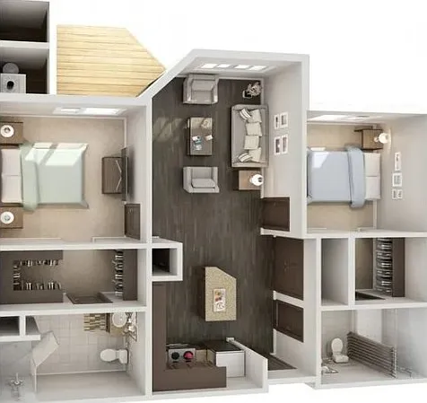 The Redwood 2 Bedroom/2 Bath The Redwood 2 Bedroom/2 Bath