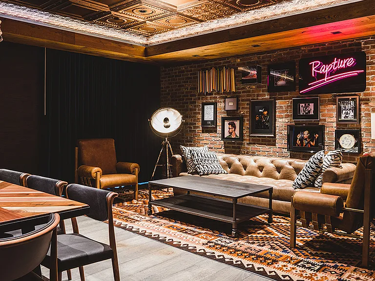 Sneak away to our hidden speakeasy and lounge